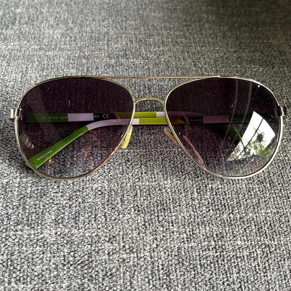 Kate Spade silver aviators